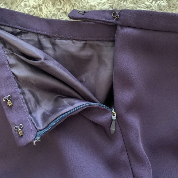 Cute Purple Pendleton Skirt. Size 6. Pendleton of Portland Oregon. Made in USA. - Picture 11 of 15
